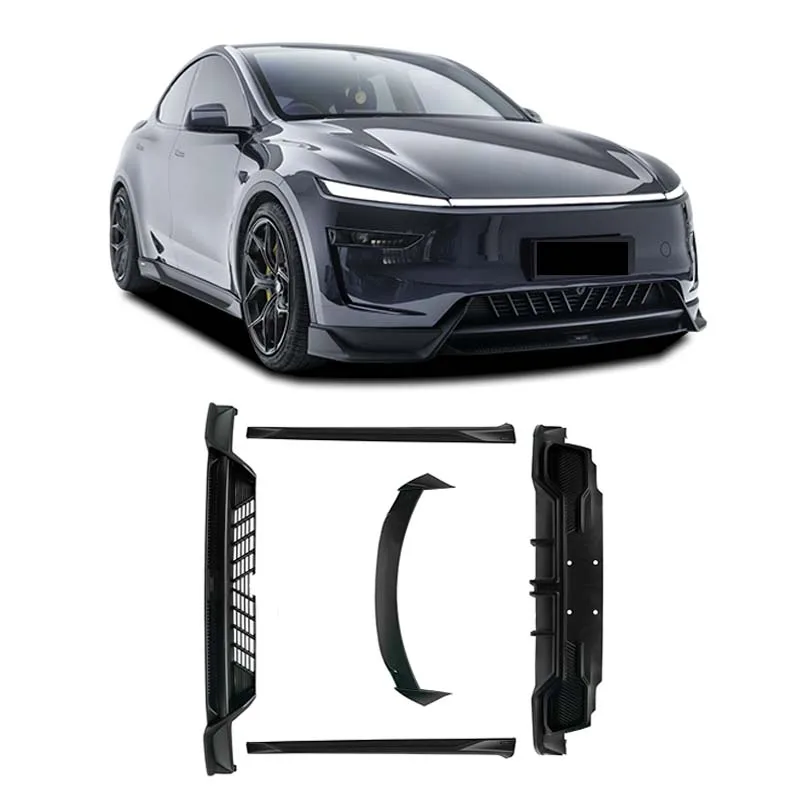 

Wholesale ABS Sport Front Lip Side Skirts Rear Diffuser Upgrade Accessories Body Kit for Teslas Model Y Juniper 2025+