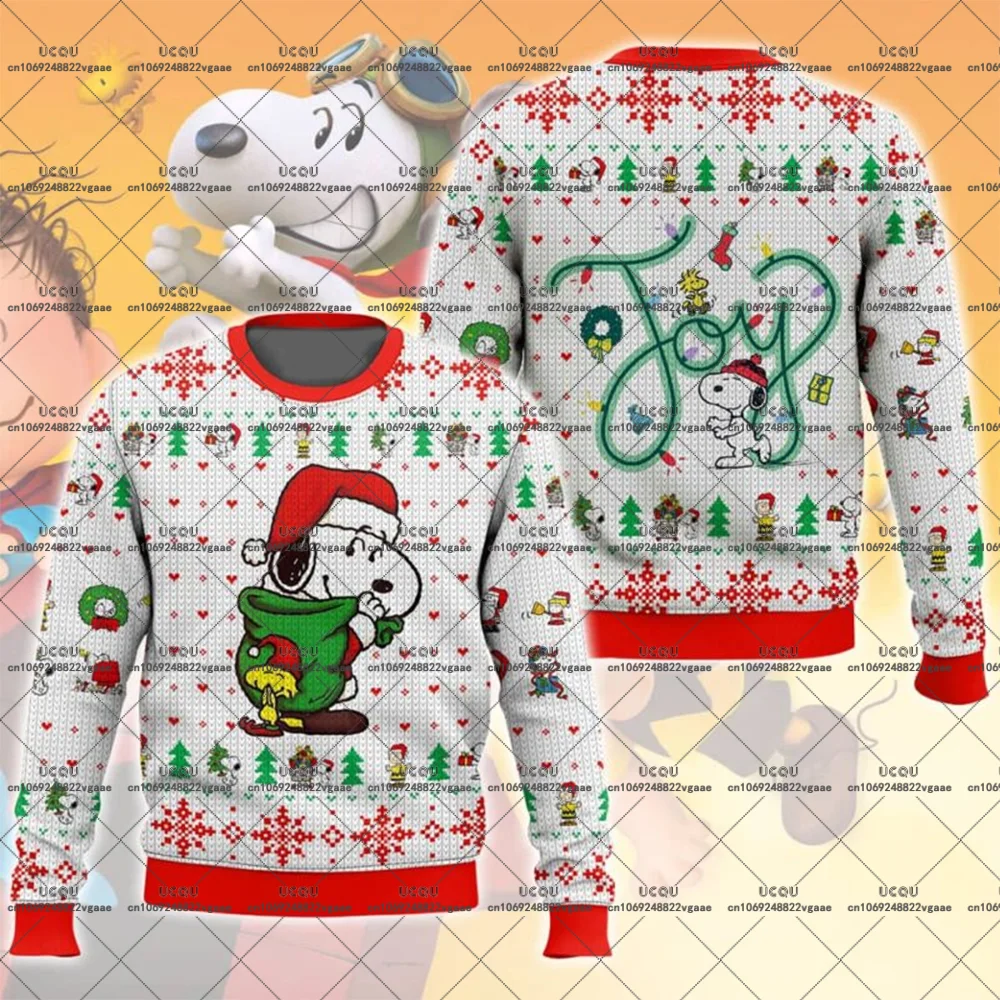 الفتيات للجنسين هدية طفل الأعلى الكبار المحملة تشارلي براون سنوبي المتضخم هوديي عيد الميلاد ديزني عيد الميلاد تي شيرت لطيف Y2k البلوز جديد