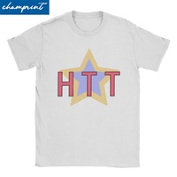 Funny HTT K ON T-Shirts Men Women's Round Neck Pure Cotton T Shirts Comic Anime Short Sleeve Tee Shirt 4XL 5XL 6XL Clothing
