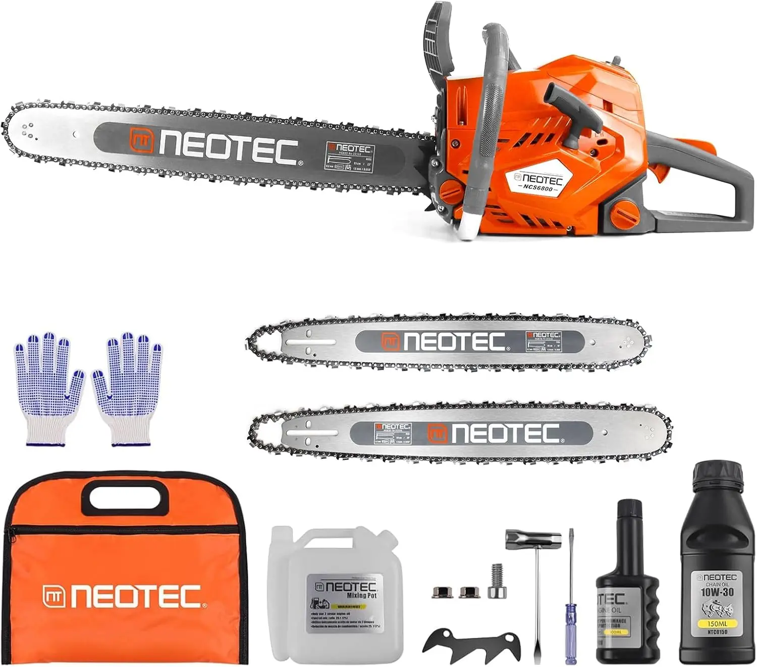 

22 24 Inch Bar Chainsaws 2-Cycle Cordless Handheld Chain Saw for Tree Felling Forestry