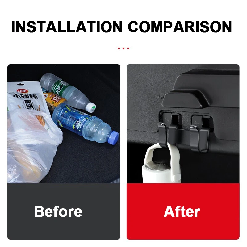 Untuk Tesla Model Y 2023 Pemegang Kait Bagasi Belakang untuk Tas Bagasi Payung Gantungan Kait ABS Model Y Aksesori Interior