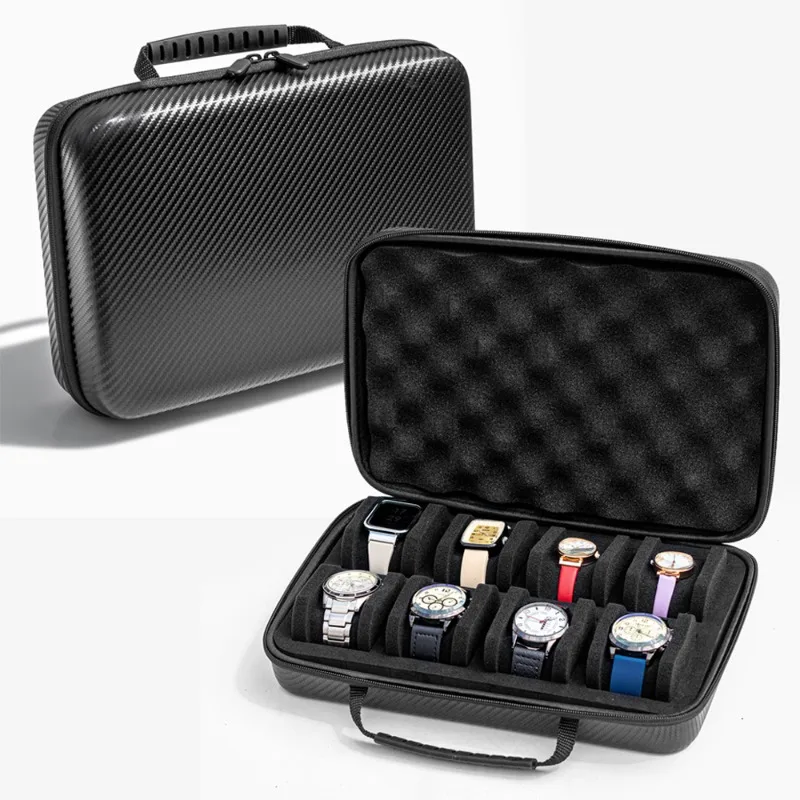 Large Capacity Watches Storage Box Mechanical Watch Organizer Suitcase Travel Portable Watches Cases Dust Prevention Watch Case