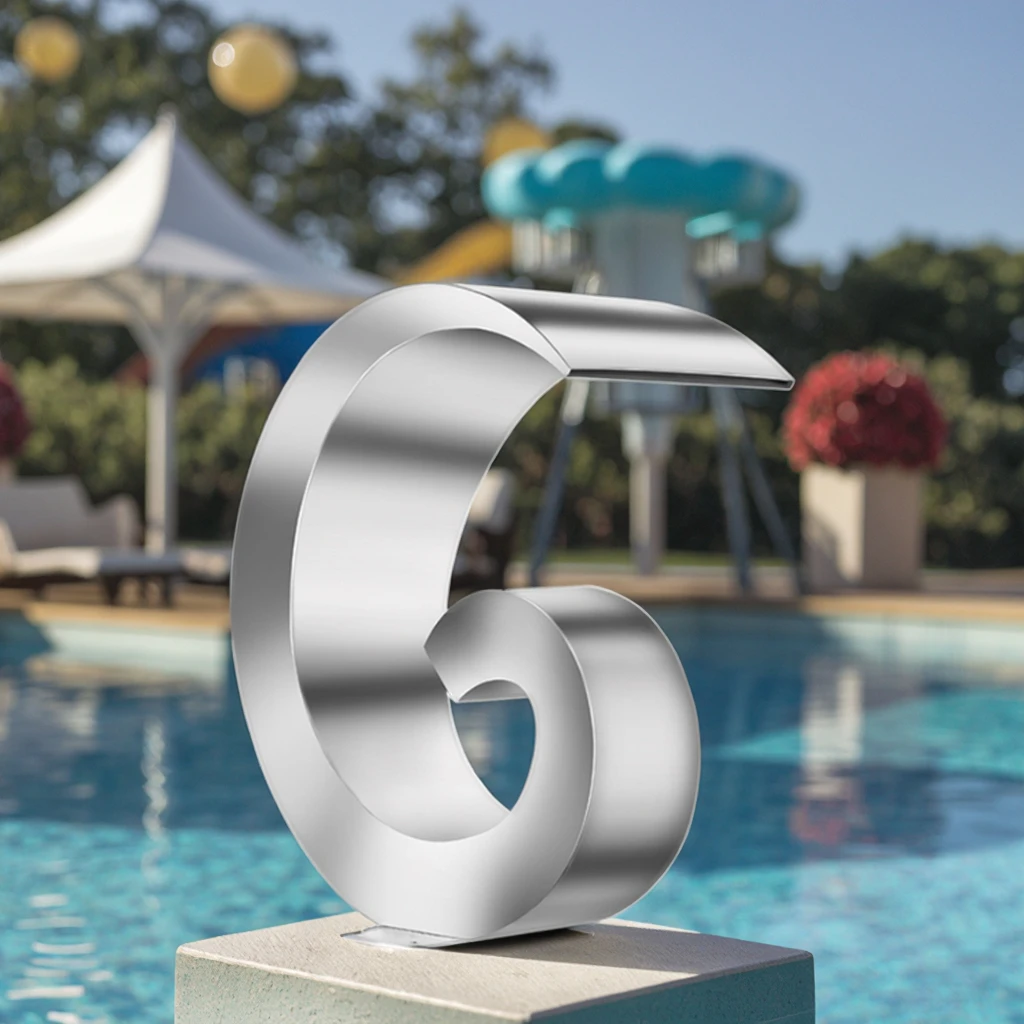 

Customized Design Stainless Steel Waterfall Feature for Water Park & Swimming Pool Pool Tools & Accessories