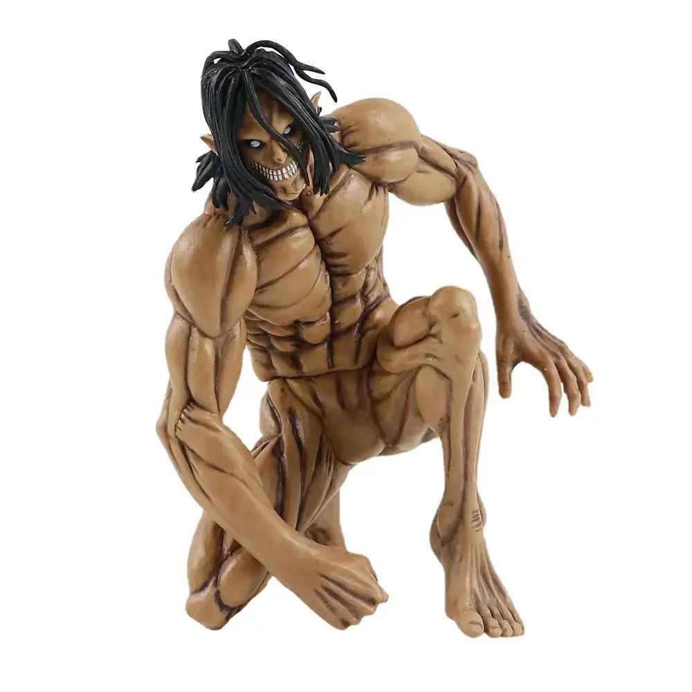 Ataque ao Titã Eren Jaeger Giant ver. Figura de ação colecionável modelo boneca figura brinquedos para crianças presente de natal