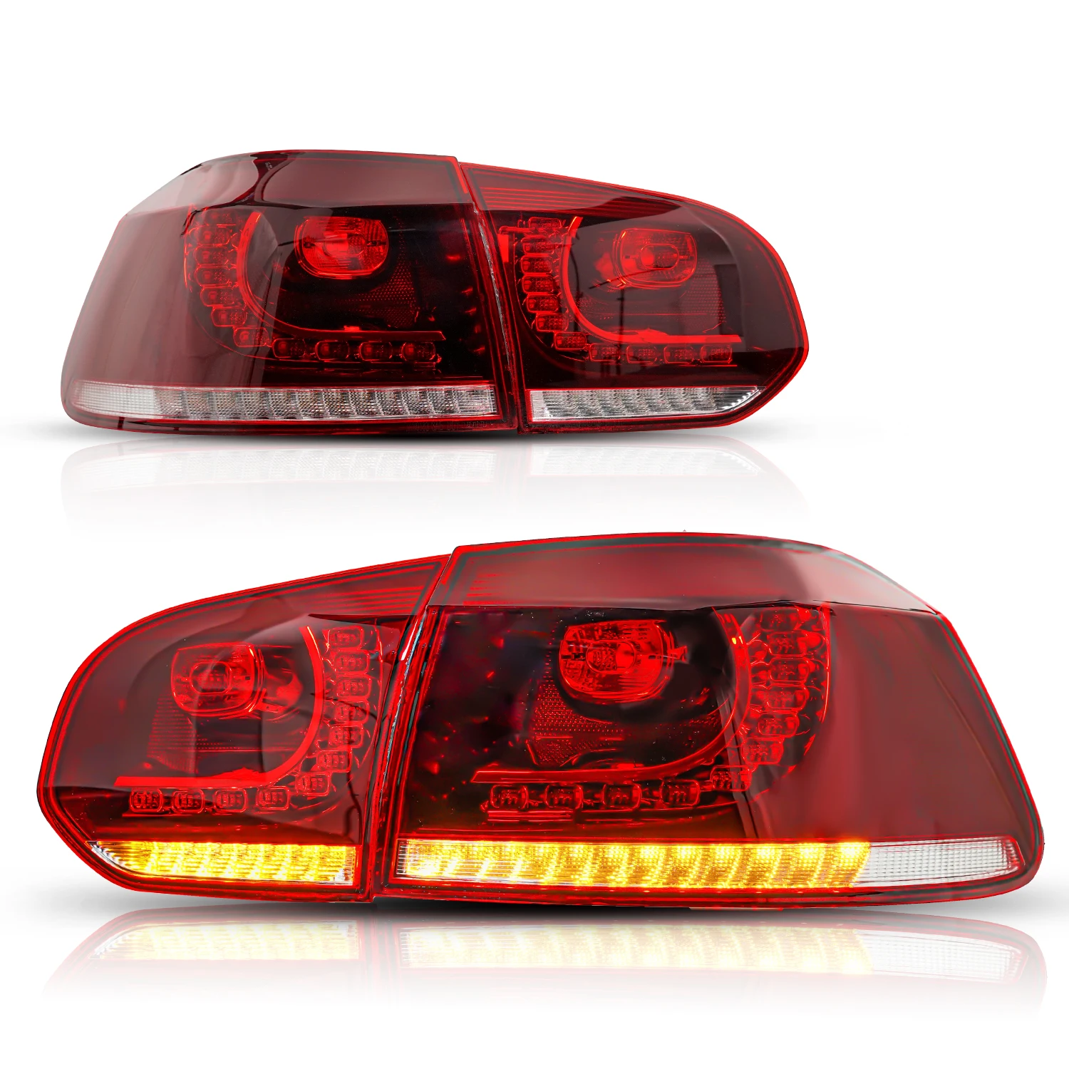 Archaic Led Tail Lamp With Dynamic Turn signal Parking Light Car Rear Lamp For Golf 6 mk6 2008-2013 Taillight