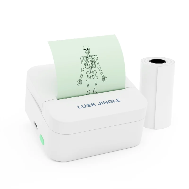 LJ-D1 Thermal Photo Printer Excellent Printing Quality for Original Paper or Partner with Journal and Scrapbook for Gifts Labels