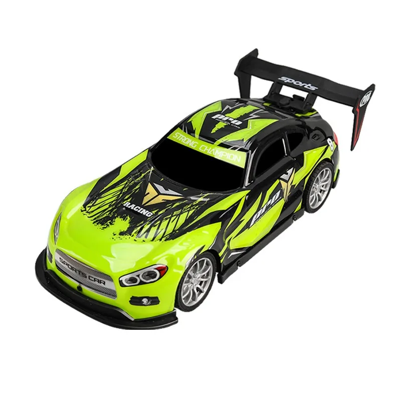 Simulation 28cm neue 2,4g Fernbedienung Auto Spray Drift Sportwagen coole leichte Musik Spray High-End-Kinderspiel zeug Urlaub Geschenk box