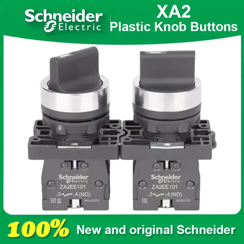 

100% New and Original Schneider XA2ED21 XA2ED33 XA2ED41 XA2ED53 XA2ED25 XA2 Series Plastic Knob Pushbutton Selector Switch