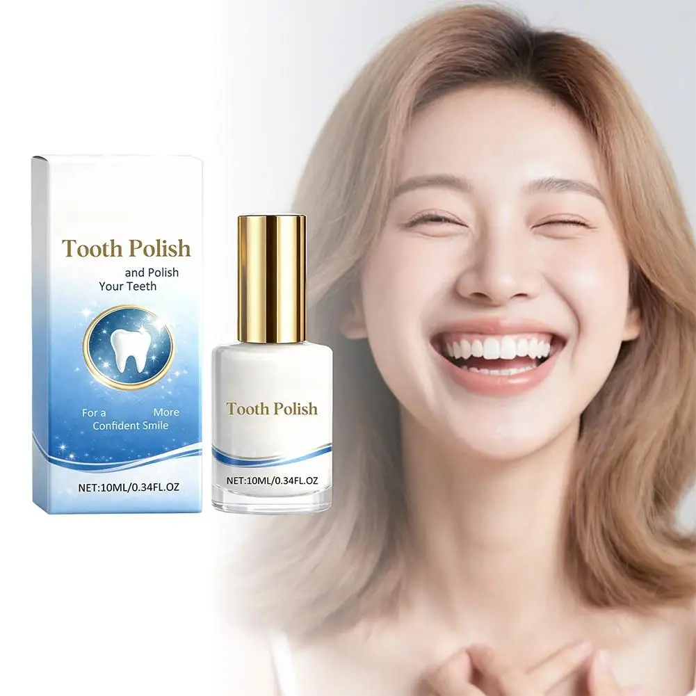 10ml Gentle Comfortable Caring Teeth Surface Tooth Polish Dental Care Paint Clean Natural Shiny Brighten Smile Daily Oral Care