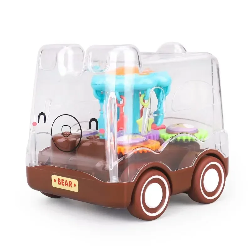 Transparent Inertia Car Baby Boy Toy Cars Educational Model Car for Babies Boys 1 Years Old Car Toys Toddlers Child Birthday Gif