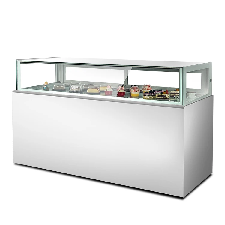 Commercial Refrigerator Glass Cake Showcase 1.2M Bakery Chiller Cake Display