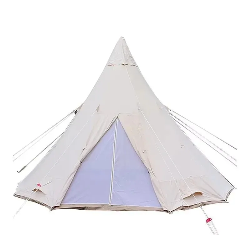 

2026 Wholesale Outdoor Camping Pyramid Tent Thickened Rainproof Sunscreen Canopy