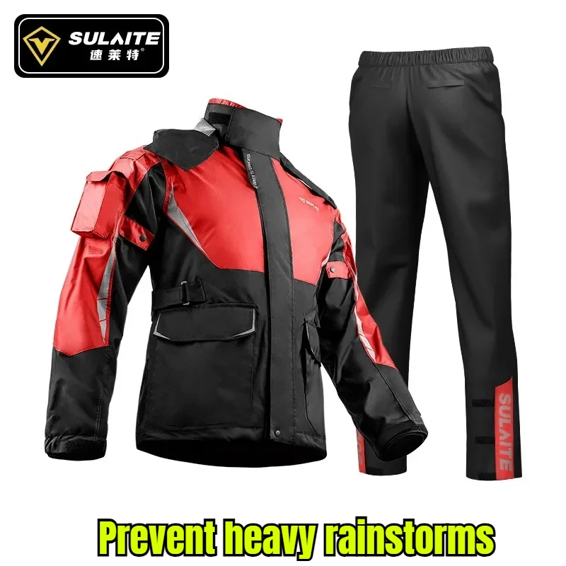 

Motorcycle Riding Raincoat Outdoor Split Raincoat Rain Pants Motorcycle Travel Waterproof Set Outdoor Hiking Jacket Waterproof