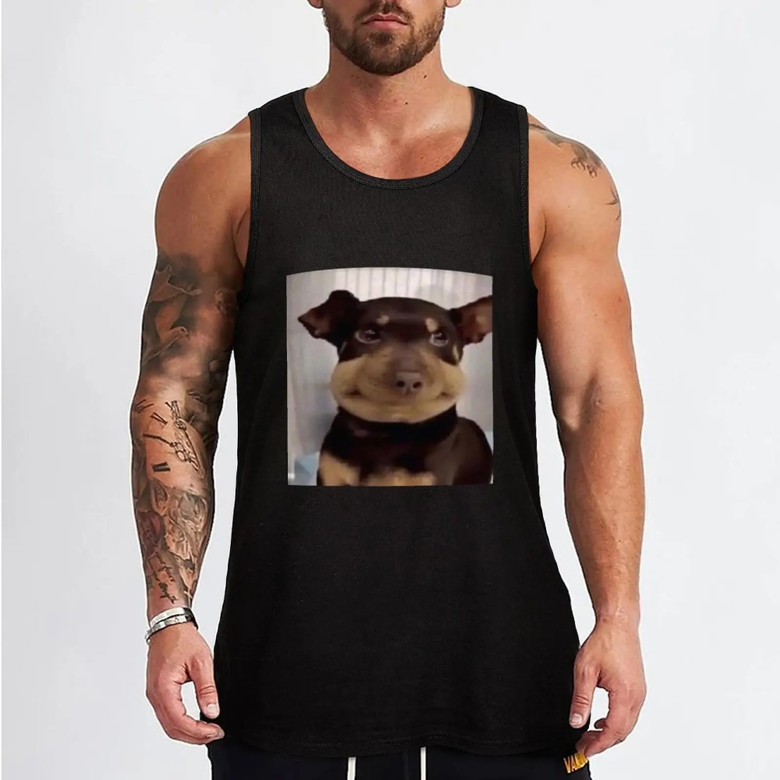 Figglebottom the Dog Tank Top Male vest gym clothes for man