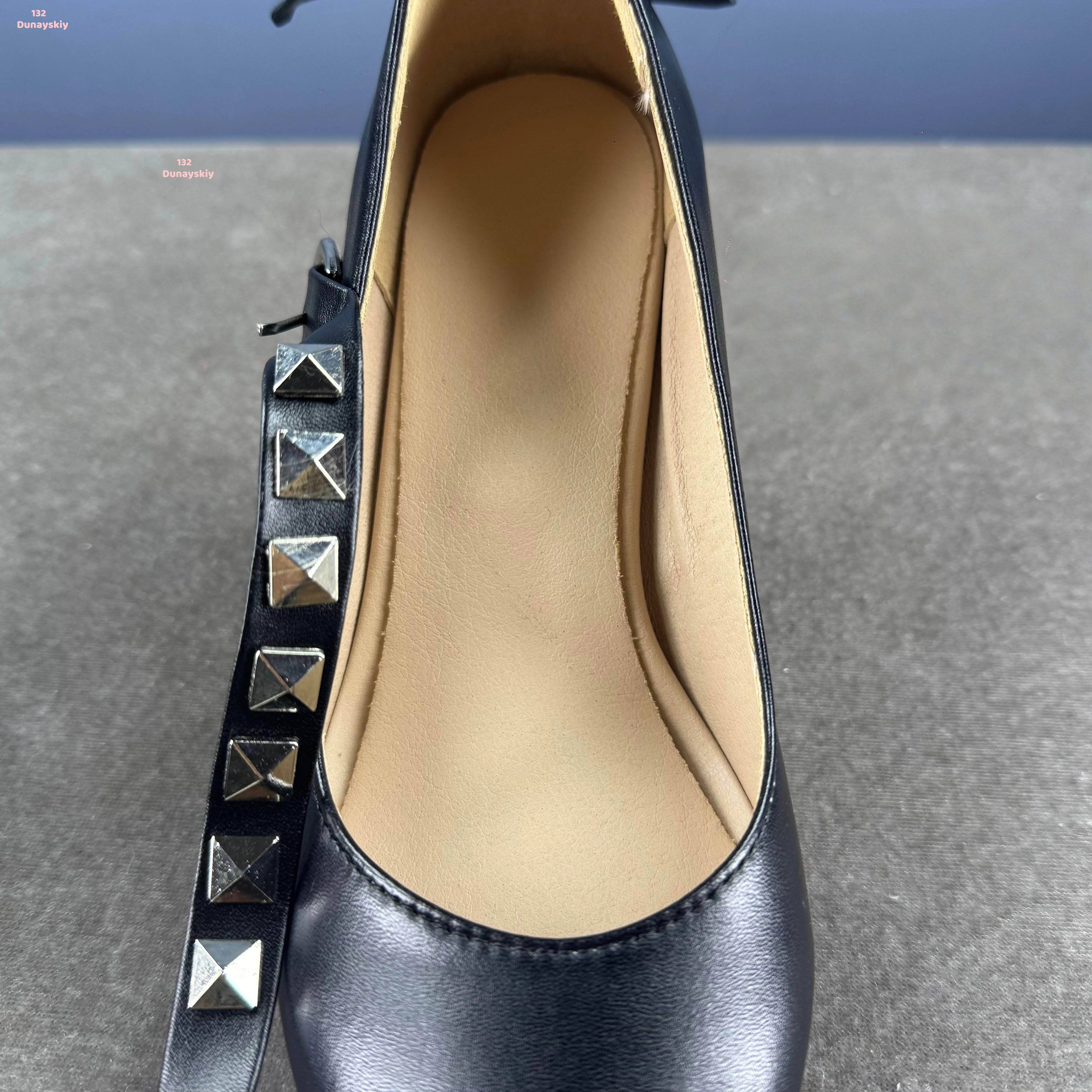 Black Bow Studded Red Soled High Heels 8.5cm Zenless Zone Zero Ramiel Cosplay Shoes Carnival Halloween Accessories view 2
