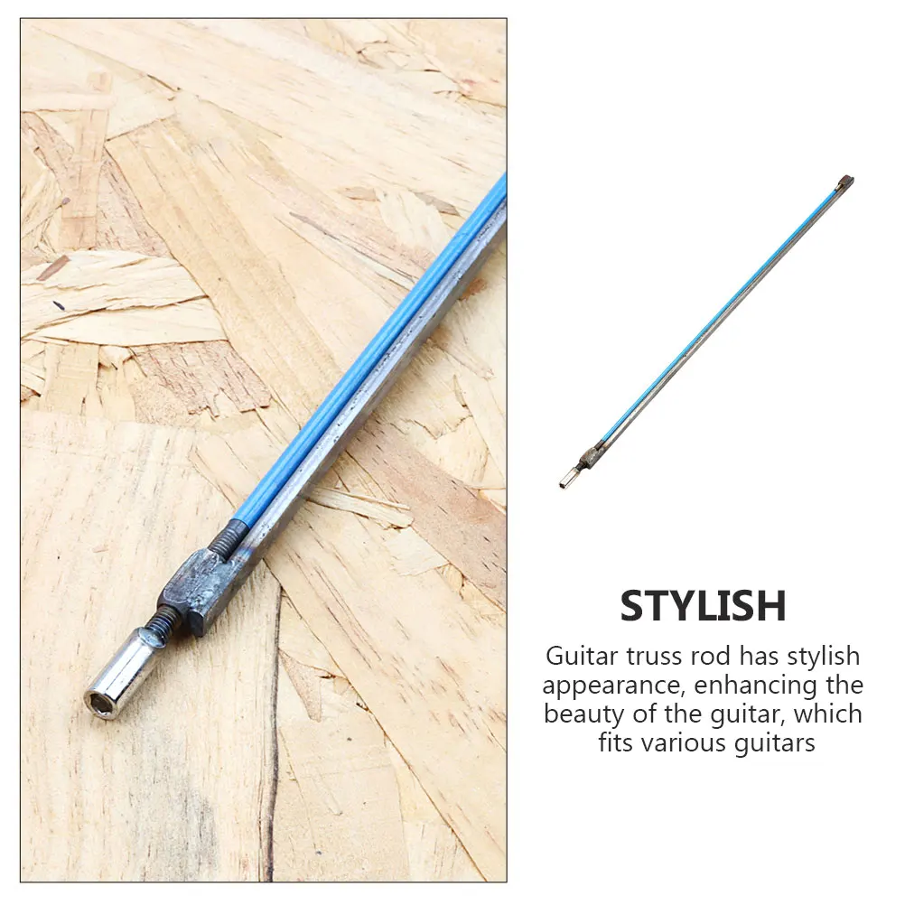 

Blue Guitar Truss Rod 437mm Adjustment Lever Electric Guitar Neck Metal Replacement Parts Accessories Enhancement Tool