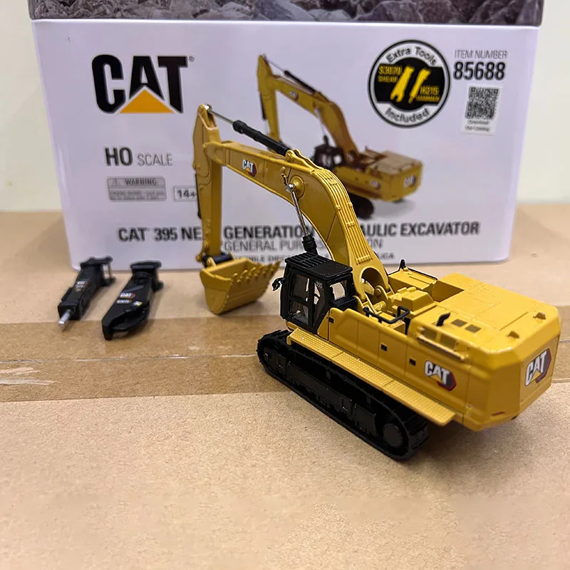 DM 1:87 Scale CAT 395 Next Excavator Set Alloy Model 85688