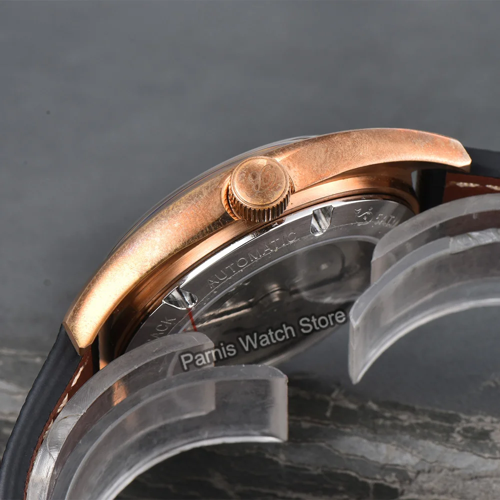 2025 Nuovo arrivo 37,5 mm Orologio automatico in materiale bronzo Orologio da polso meccanico impermeabile 5ATM