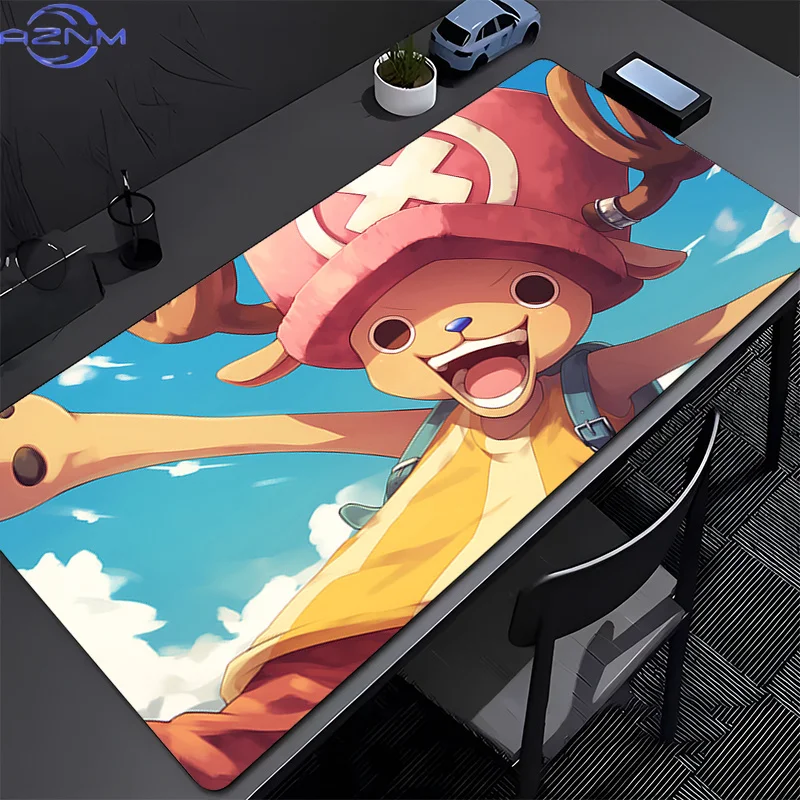 Mouse Pad one piece Tony Tony Chopper Anime Large Gamer Computer Mausepad Varmilo Keyboard Gaming Accessories Extended Desk Mat