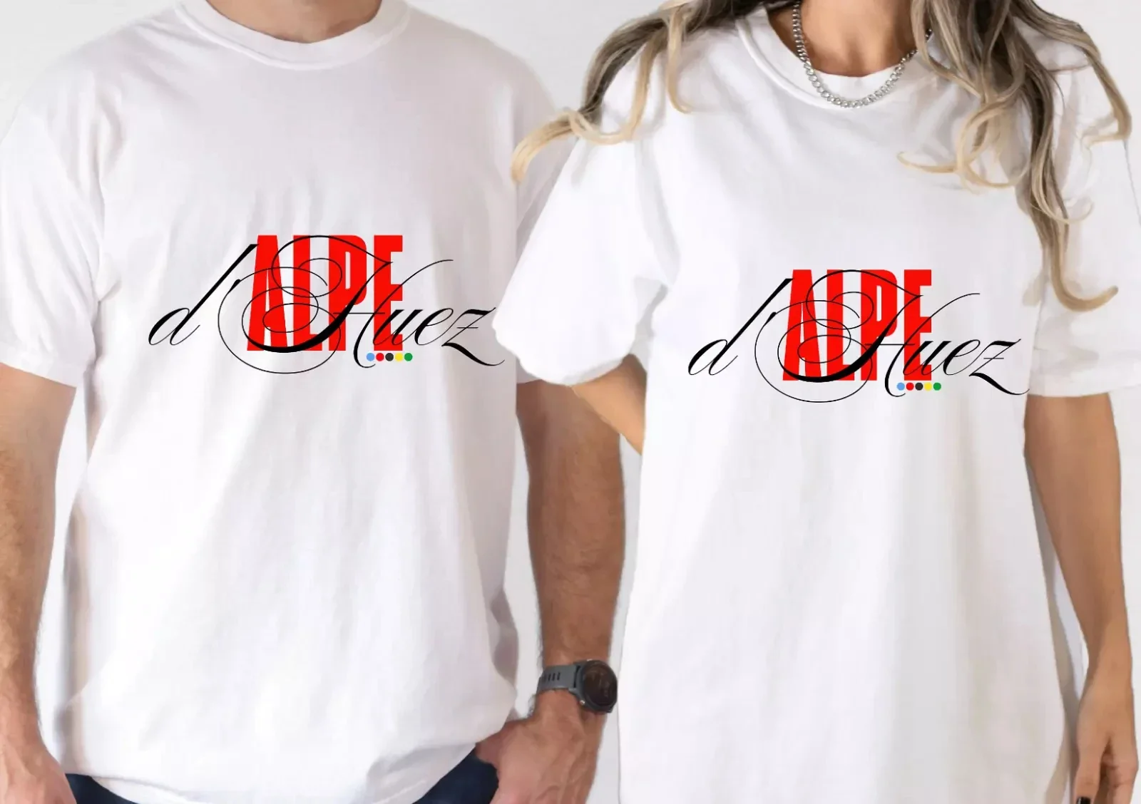 2024 جولة دي فرنسا الشهيرة الدراجات تسلق جبال الألب D'HUEZ تي شيرت دراجة نارية كبيرة الحجم الرجال النساء للجنسين الموضة الكلاسيكية كبيرة الحجم المحملة