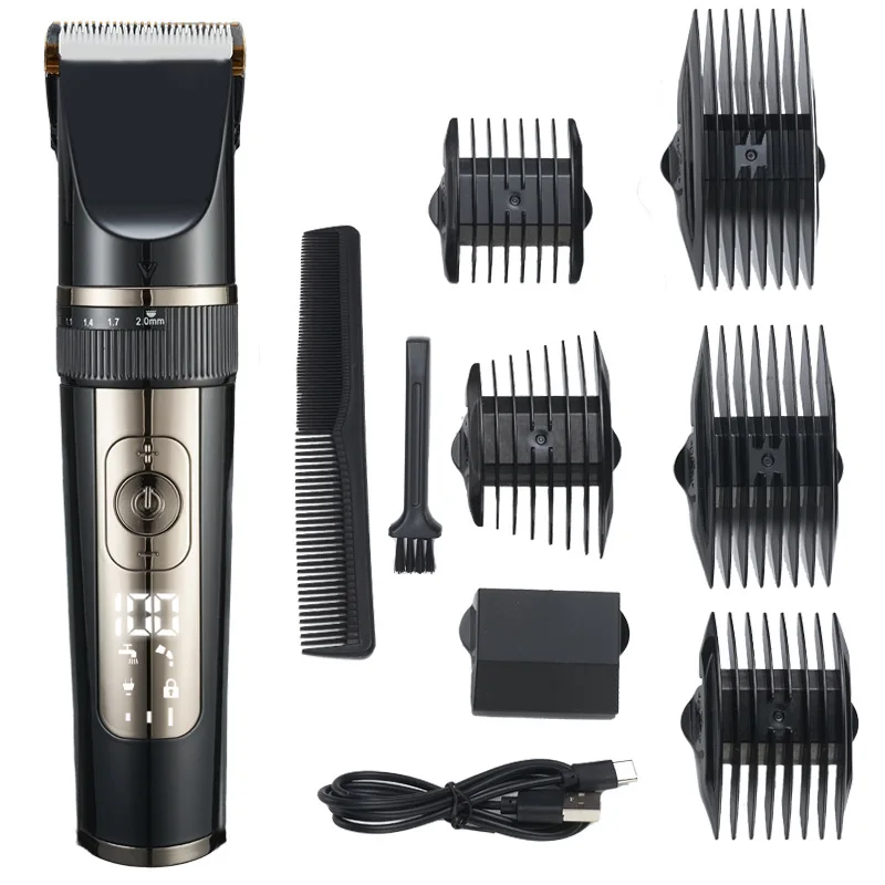2026年型電動バリカン、プロ仕様の頭髪用シェーバー、ヘアカット用具