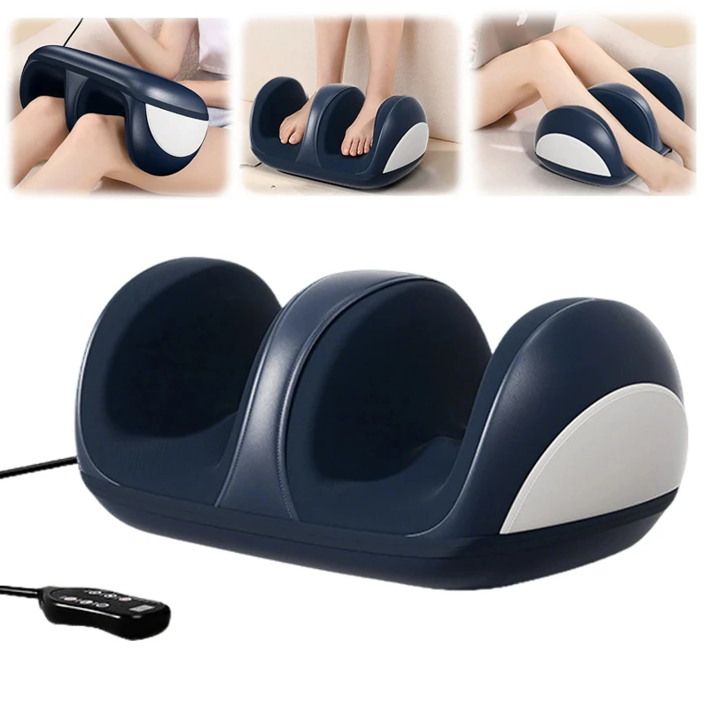 

3D Electric Heated Foot Calf Massager Remote Control Shiatsu Kneading Device Hot Compress Leg Feet Muscle Relaxer Fatigue Relief