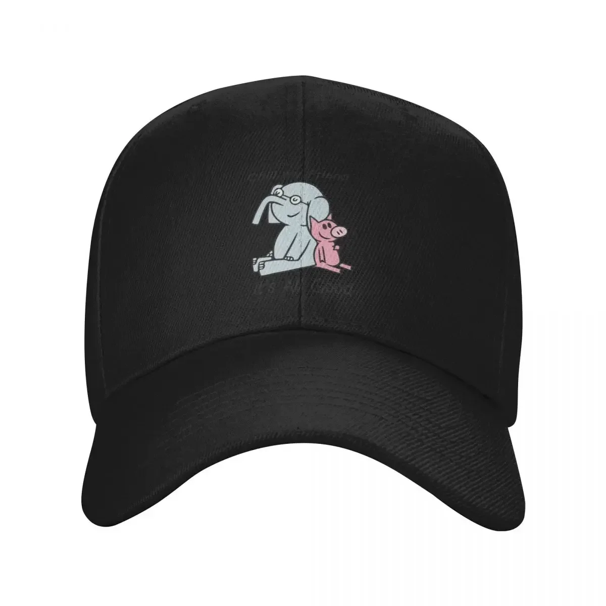 

elephant and piggie Baseball Cap Hat Man Luxury sun hat Thermal Visor Sunhat Women's Golf Clothing Men's