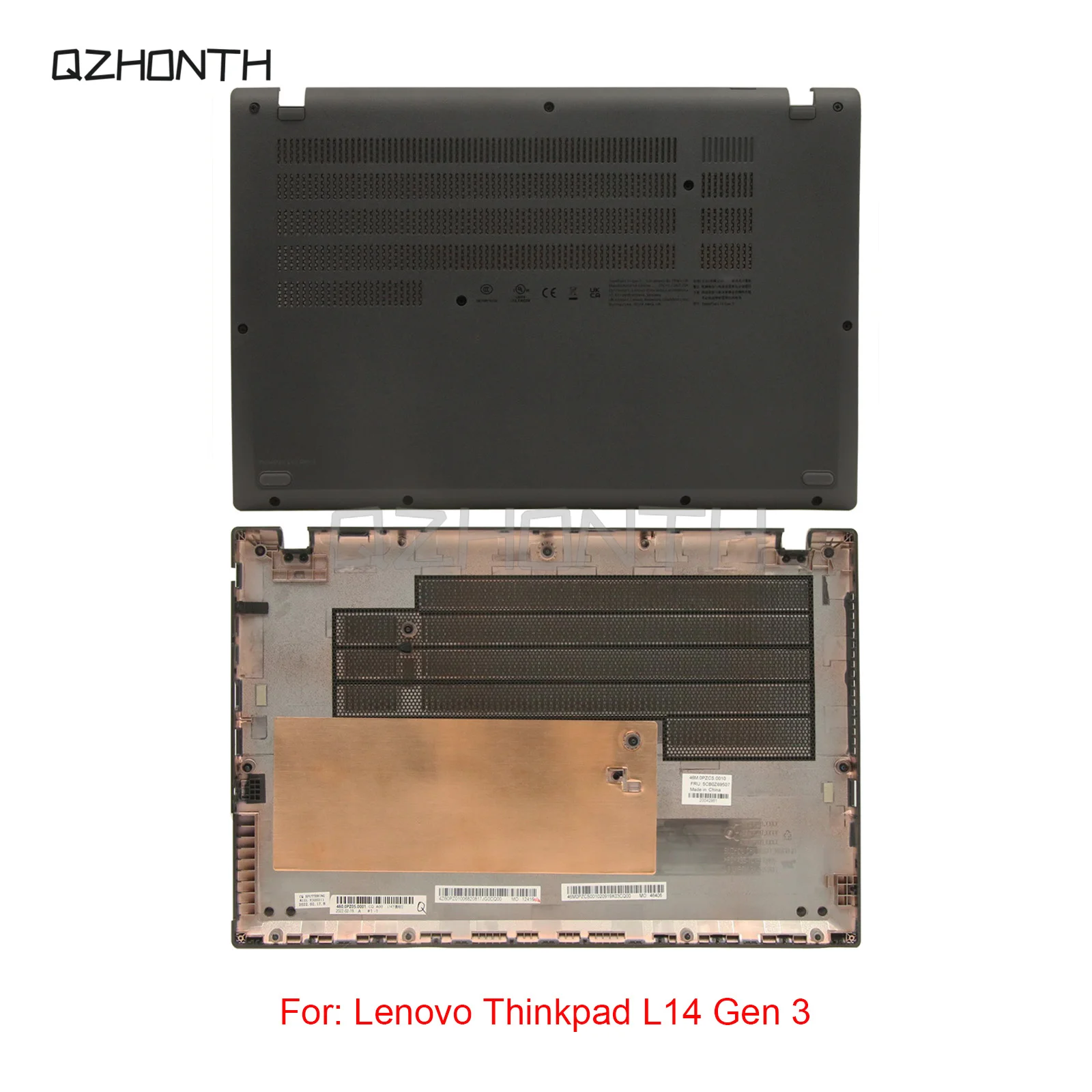 New For Lenovo Thinkpad L14 Gen 3 Bottom Case Base Cover (Black) 5CB0Z69507 14