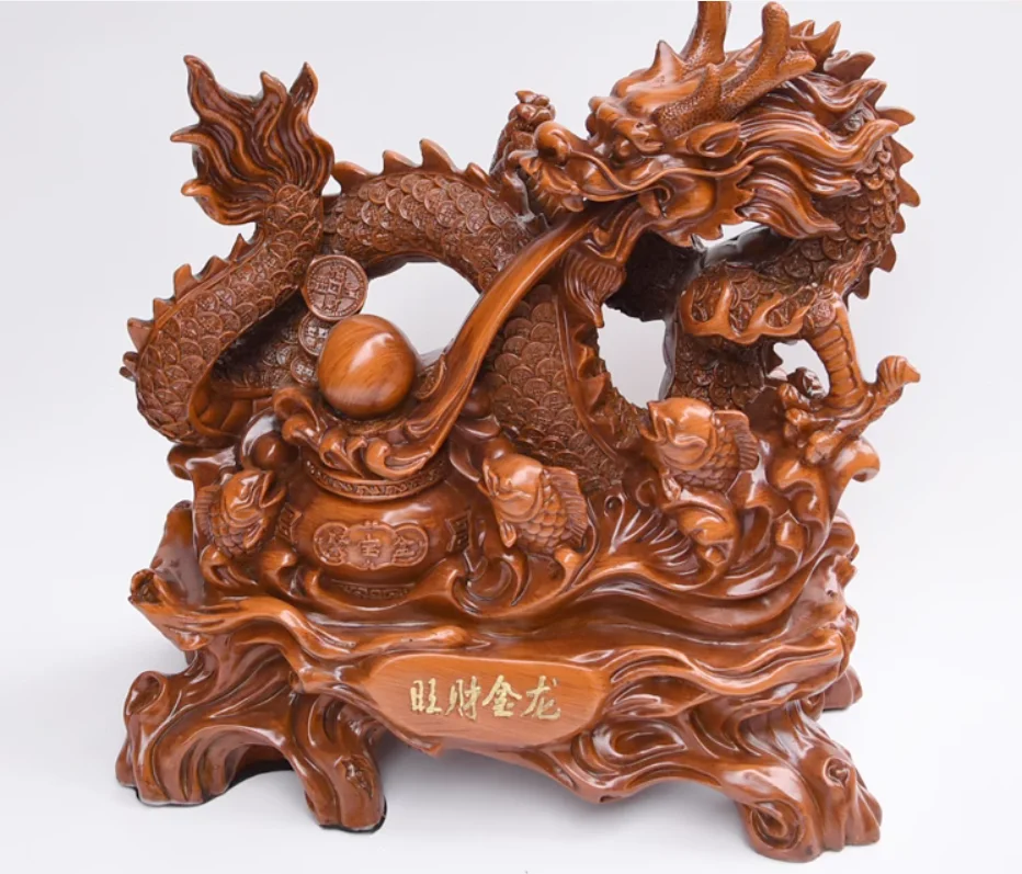 

Decoration imitation mahogany carved solid wood hand-carved decoration living room home accessories