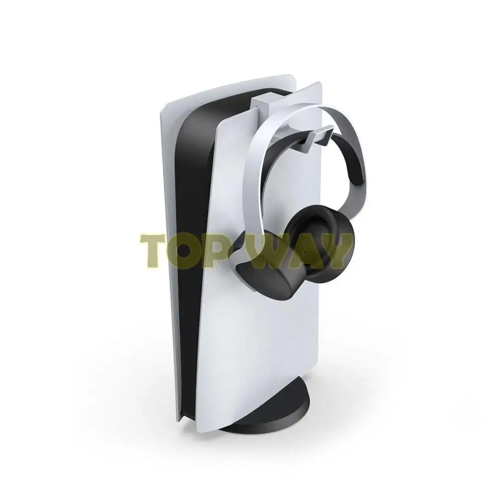 플레이스테이션 5 콘솔용 간단한 경량 헤드폰 후크 디스플레이 스탠드, PS5 컨트롤러 헤드셋 행어 거치대, 10 개