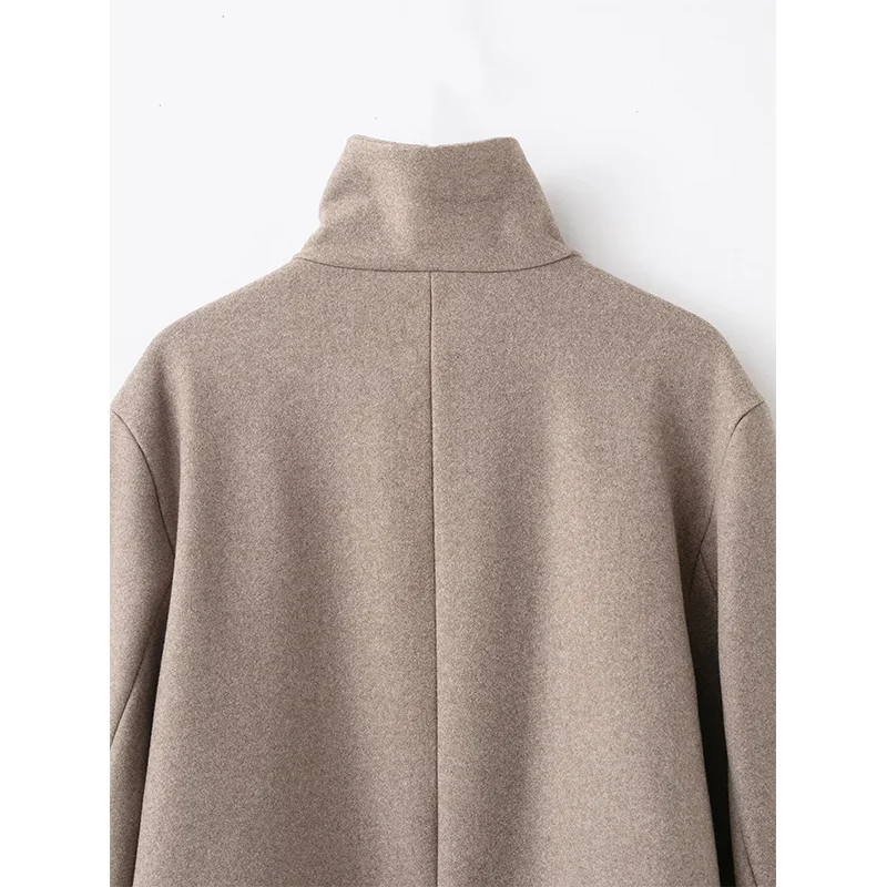 معاطف شتوية سترات نسائية موضة جديدة 2025 فضفاضة عالية الرقبة أنيقة شتاء دافئ سترات نسائية معاطف شبابية للسفر في الشارع