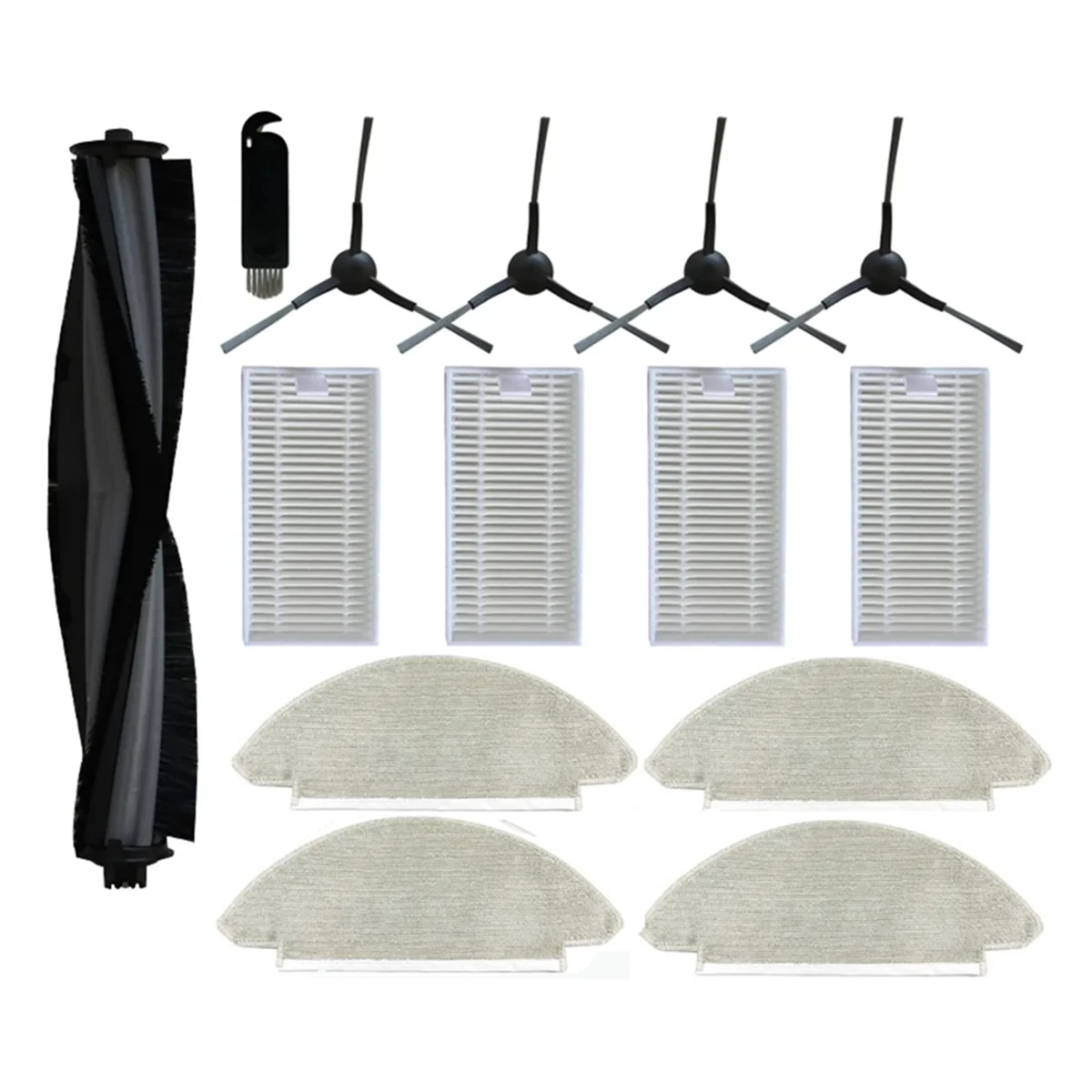 

A13G-For Alpha 2 Pro / V5 Pro/ V5 VXVC15--1 VXVC16- VXVC23 Robot Vacuums Part Roller Side Brush Hepa Filter Mop