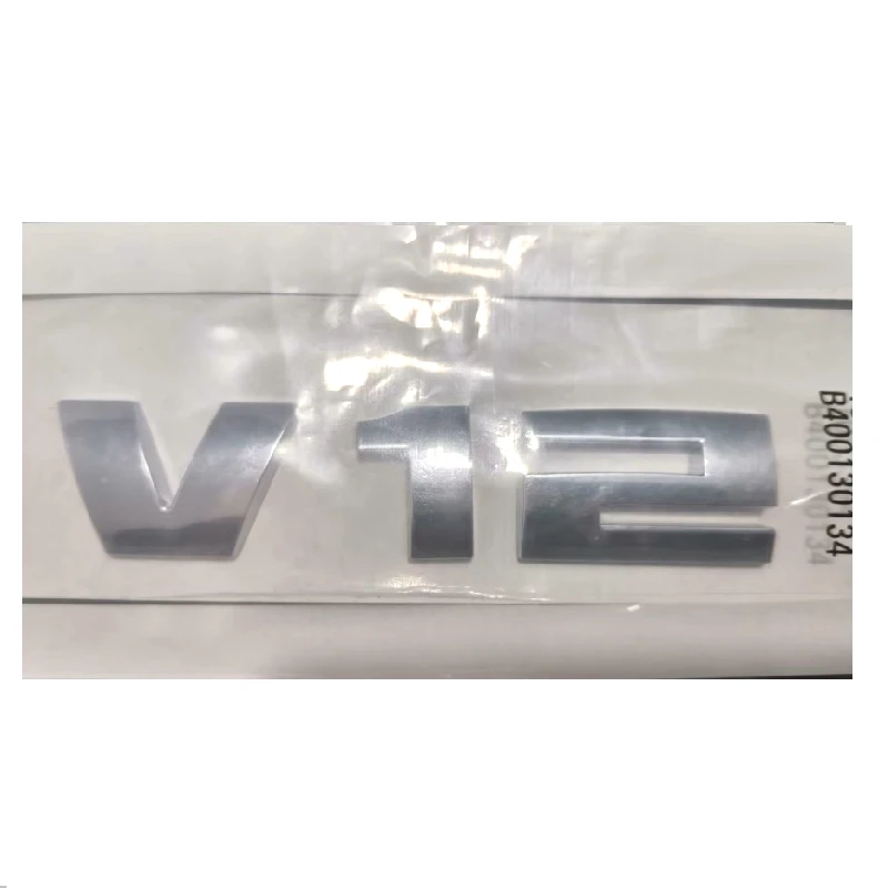 

V12 Emblem Badge Auto Car Motorcycle Engine Emblem Badge V12 Logo Decal for Vehicle
