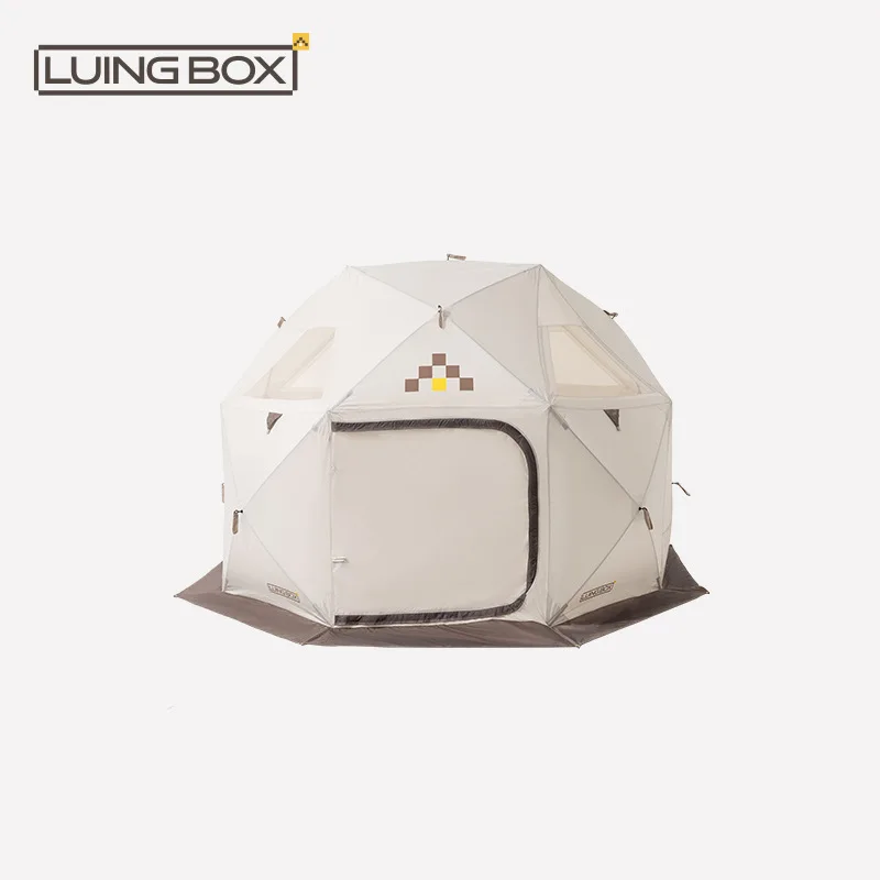 

LUINGBOX Automatic Spherical Tent Lightweight Camping Box Tent Portable Foldable For Outdoor Hiking Picnic Stormproof Shelter