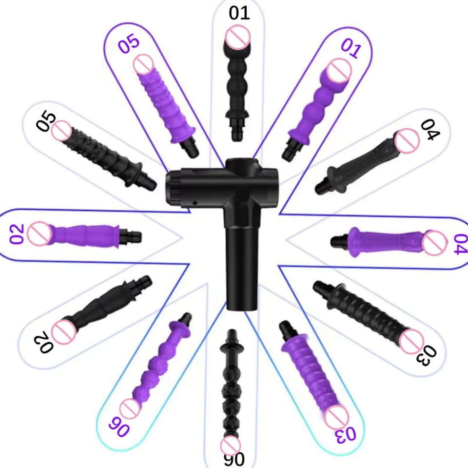 FREDORCH Massage Gun Head Sex Toy for Woman Men G-Spot Vagina Vibrator Anal Plug Butt Adults Female Masturbator Dildo Accessary - Image 4