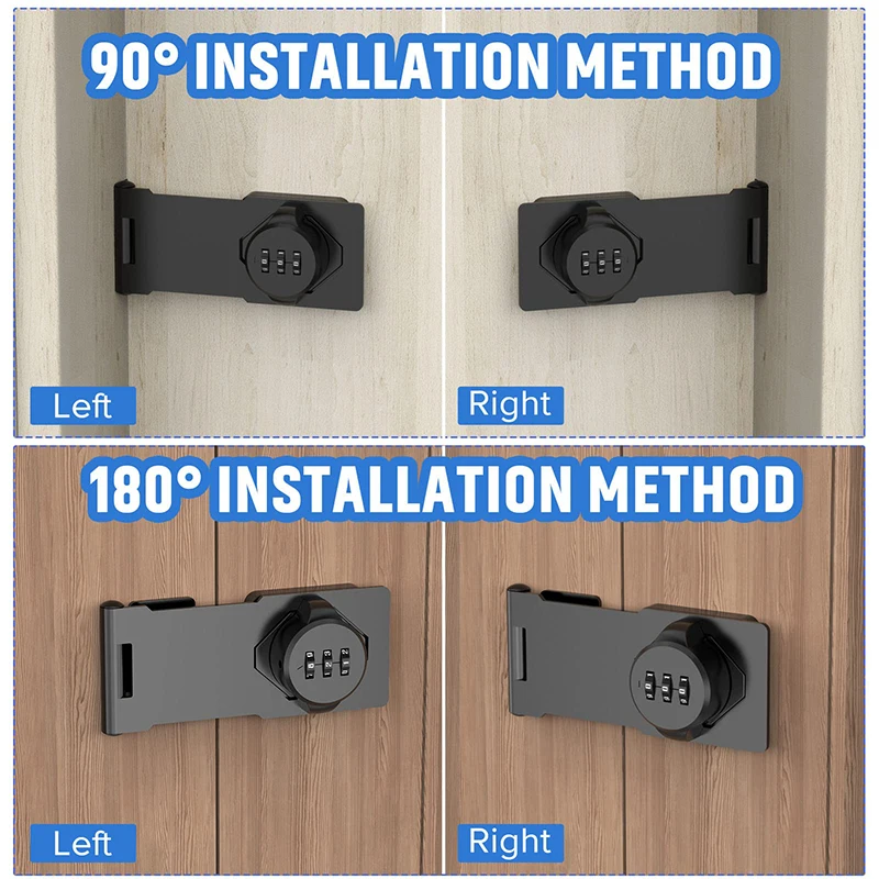 어린이 안전 잠금 장치, 더블 오프닝 캐비닛 잠금, 파일 캐비닛 문짝 잠금 서랍 잠금, 가구 사물함 잠금