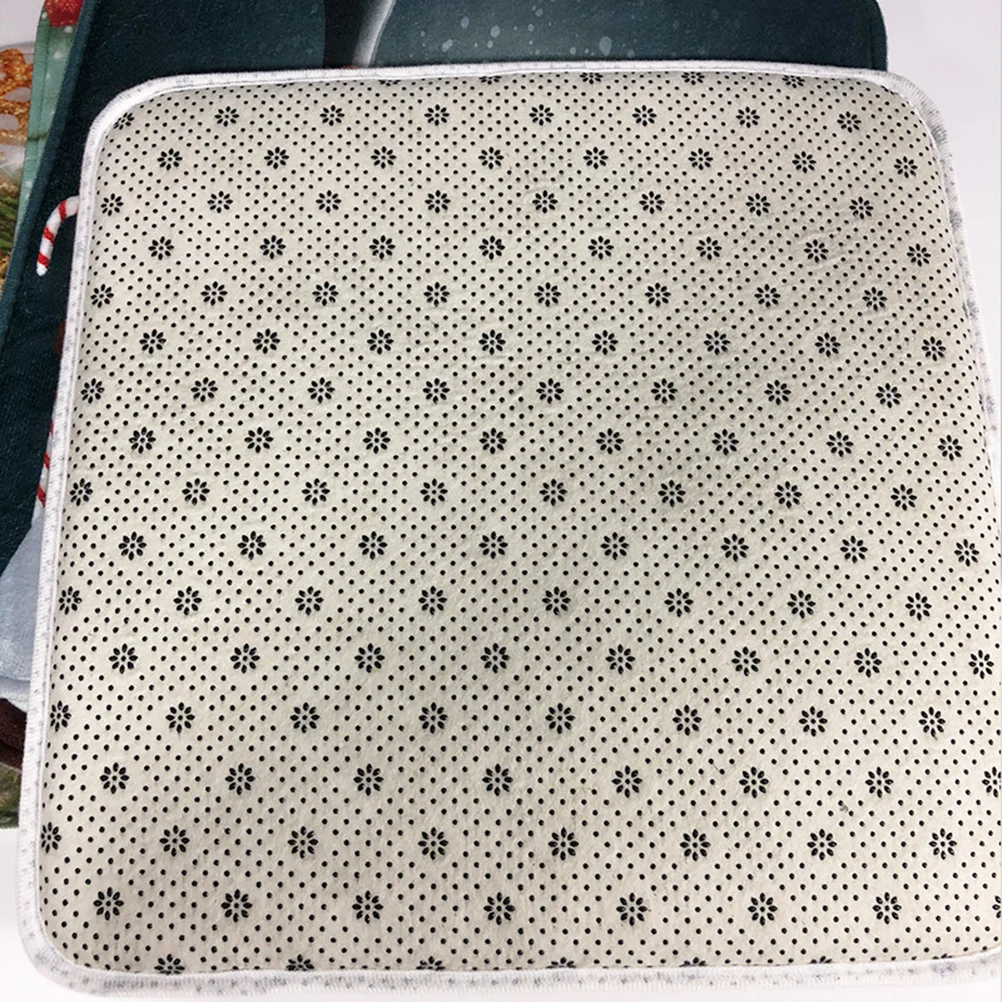 

Christmas Elk Pattern Memory Chair Cushion For Comfort Support Office Home Travel Seat Pad Mat Decorative Anti-Fatigue Back Pain