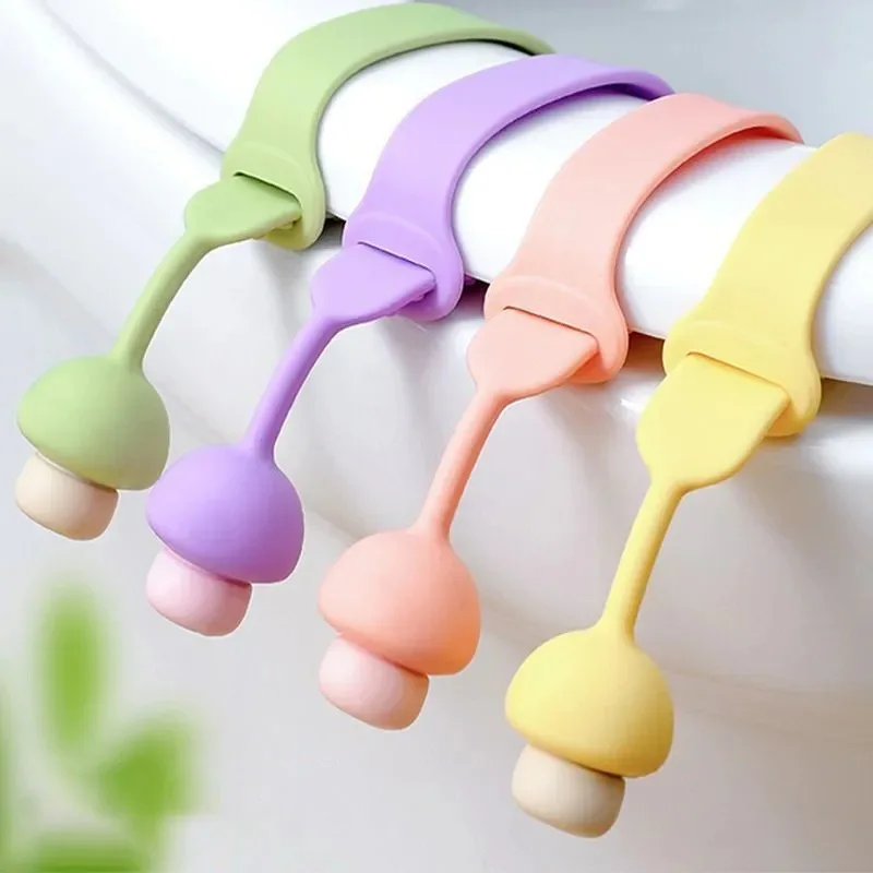 5Pcs Toilet Seat Cover Lid Lifter,Toilet Lid Seat Pull Ring Sanitary and Anti Dirt Hand Toilet Lid Opener Bathroom Accessories