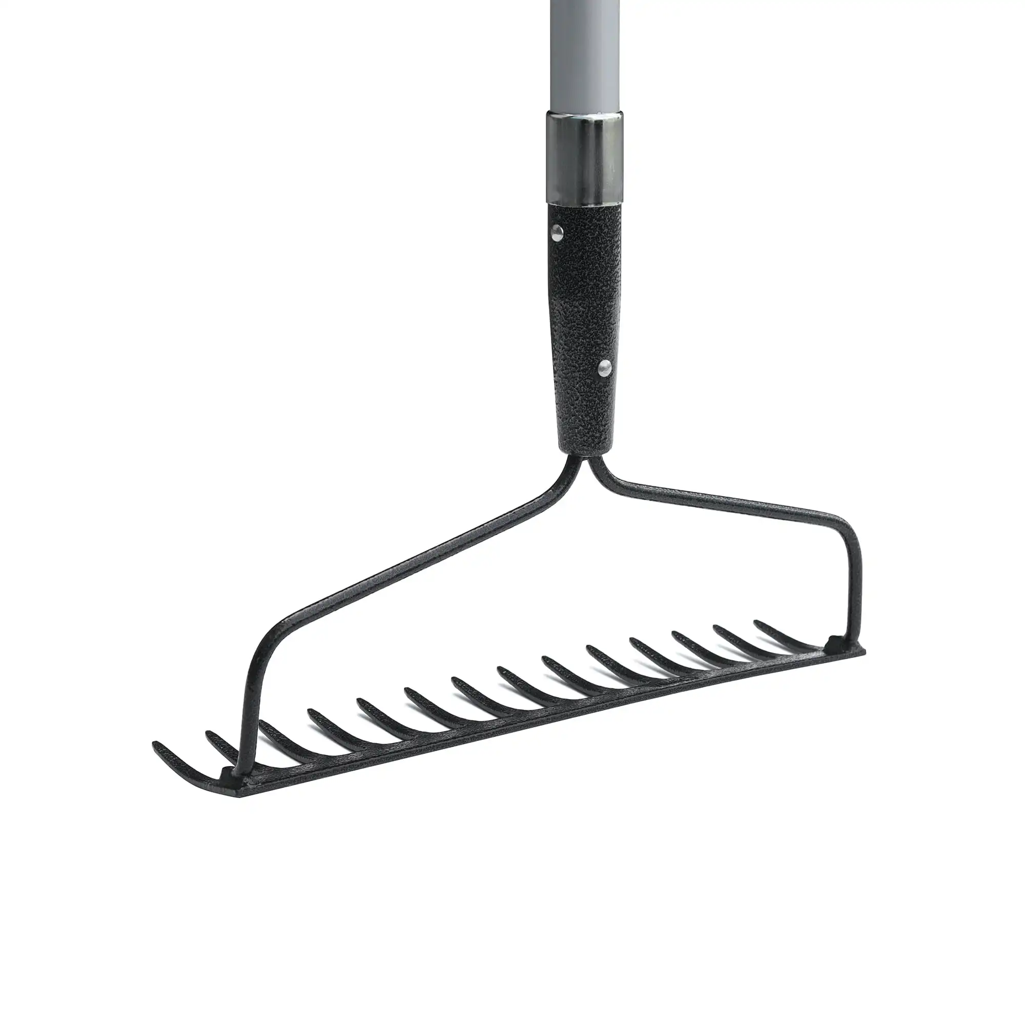 คราดโบว์ 14 ดีบุกด้ามยาวไฟเบอร์กลาสพร้อมด้ามจับแบบสบาย