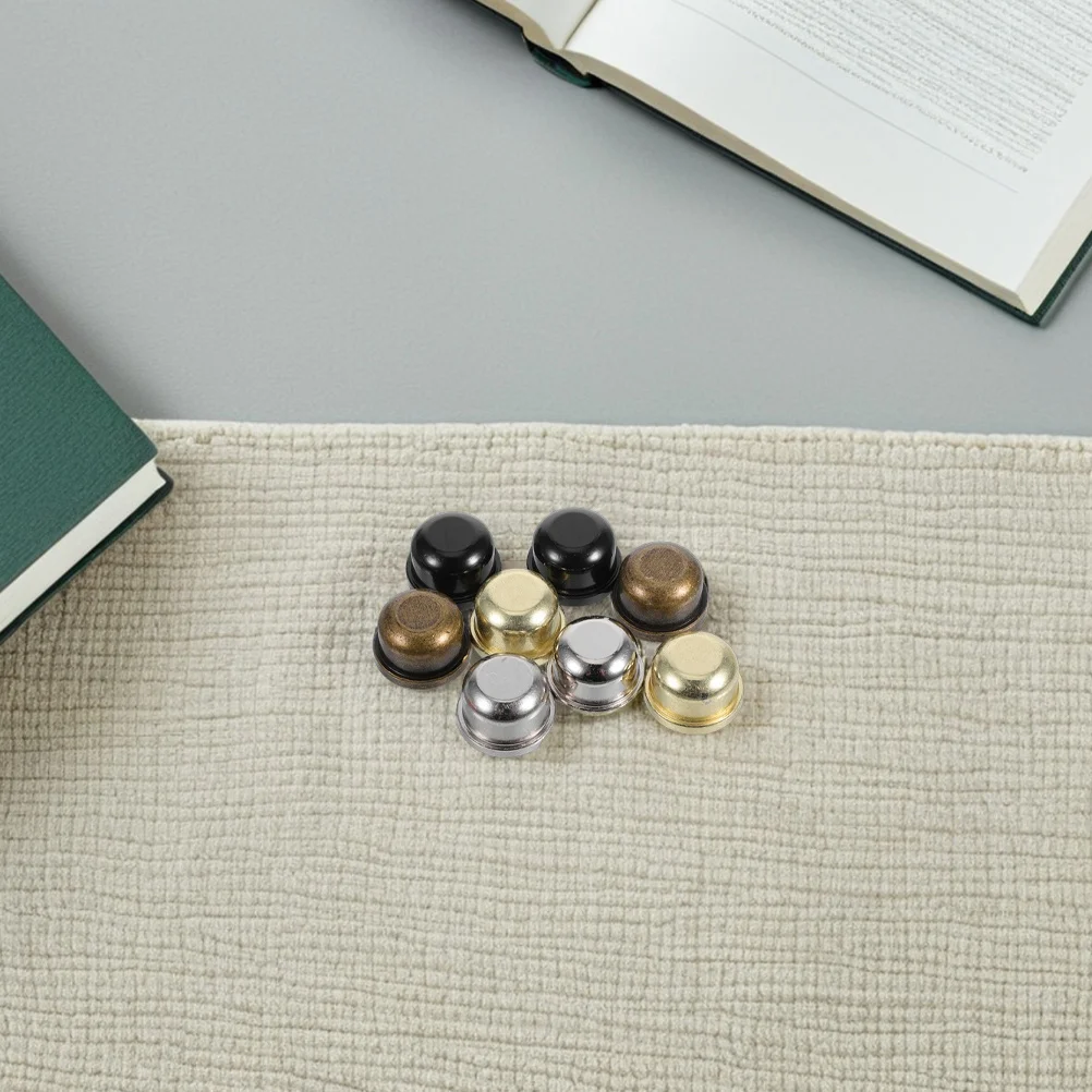 

16Pcs Decorative Lamp Finial Caps 0.6cm Hole Metal Screw Toppers for Table Lamps Bedroom Living Room Dining Home Decor Lighting