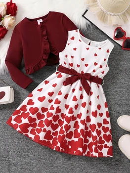 Girls Heart Skirt Set 7
