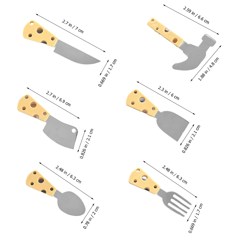 6Pcs Cheese Hair Clips Cute Kitchen Utensils Shape Accessories for Women Styling Cute Hair Clips Accessories for Women,