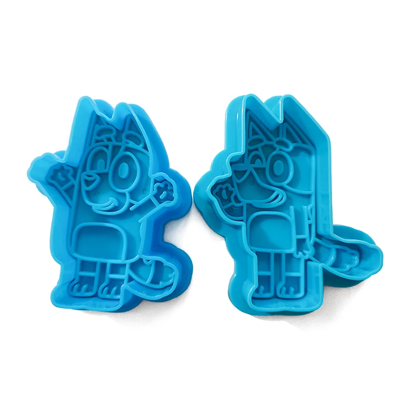 Bluey Little Creative Biscuit Mold Bingo Cookie Mold Cartoon High-Quality Plastic Shaping Children Toy Gift For Kids Baking Tool