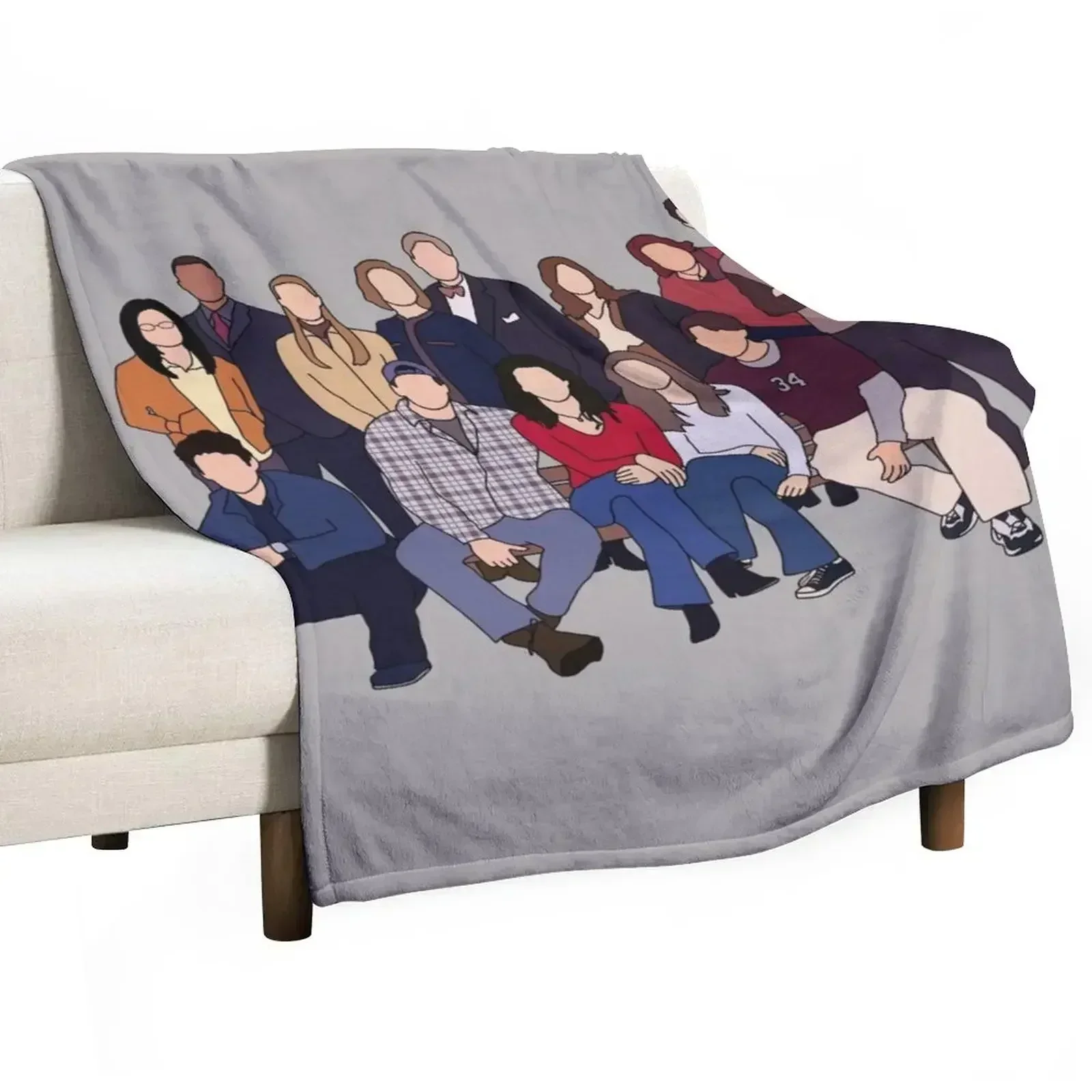 GG cast Throw Blanket Flannel Polar halloween Winter beds Thermals For Travel Soft Plush Plaid Blankets