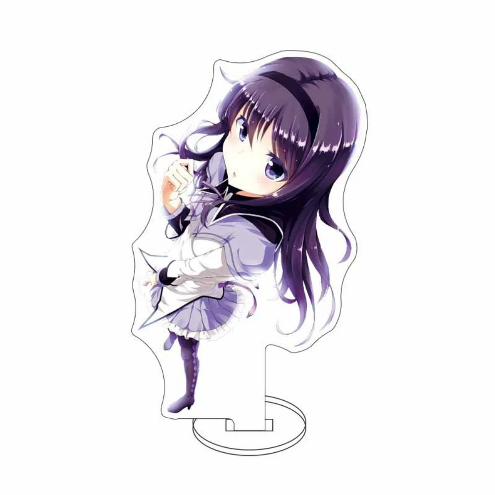 Soporte acrílico de Anime Puella para chica Magi Akemi Homura Mami Tomoe, decoración de escritorio, accesorio de colección de Cosplay, adorno