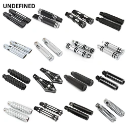 Motorcycle Foot Pegs Male Mount Front Rear Footrest Pedal For Harley Sportster Iron 883 Touring Road King Dyna Softail Fatboy