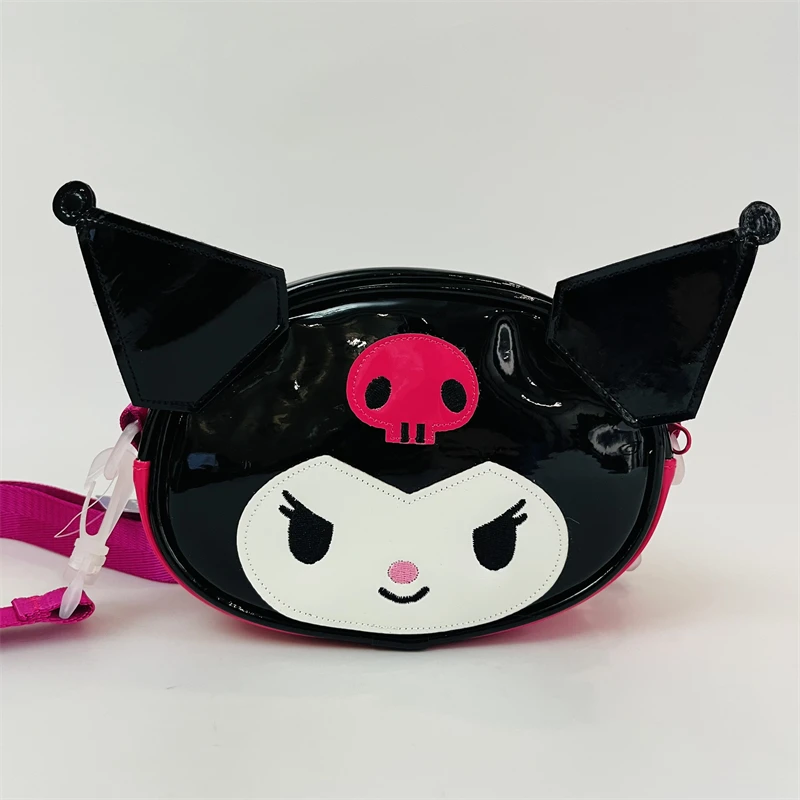 Kuromi-Bolsos cruzados de Anime para niños, bolso de hombro de dibujos animados, bolso de almacenamiento informal, bolso de mensajero, regalo