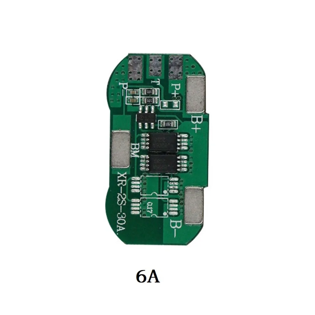 

2S 7.4V Li Ion Lithium Battery Charge Discharge Protection Board PCB 6A 10A Protect Circuit Plates Module Accessories