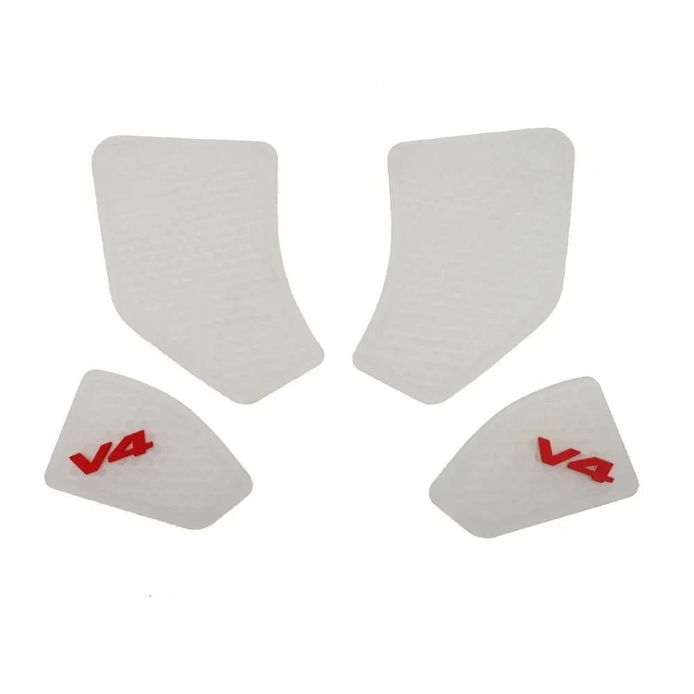 For Ducati Fuel Tank Grip Pads Knee Traction Anti-slip Fuel Tank Sticker V4 Panigale V4S Streetfighter V4 S 2021 2020 2019 2018