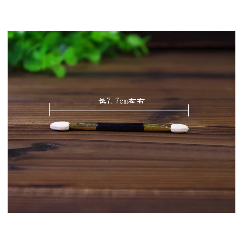 Gia상 Daug Progrnavutti 10 Stück Applikator Doppelseitige Kosmetikpinsel Damen Make-up Lidschatten Schattenpinsel Doppelseitiger Lidschattenpinsel Gia상